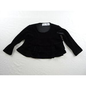 Vintage Greggy Girl Youth Velvet Top Size 2T